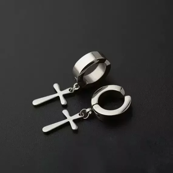 Серьги-крестики Серьги-крестики